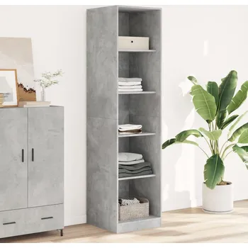 Příborník do zásuvky zahrada-XL Šatní skříň betonově šedá 50 x 50 x 200 cm dřevotříska 3307714