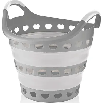 Pánev Skládací koš na čisté prádlo KITCHISIMO 14L