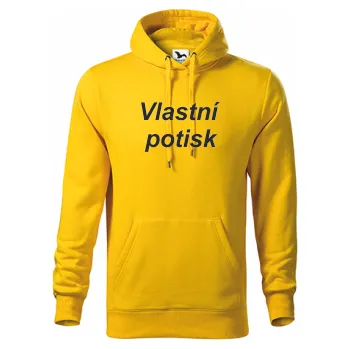 Pánská mikina ON-DESIGN Pánská mikina s vlastním potiskem Velikost: M, Barva: žlutá