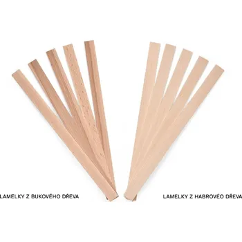 kreativní sada Metrie | Lamely na tvoření, habrové dřevo, 3,2 x 16 x 258 mm, 500 ks