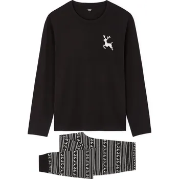 Dámské pyžamo Celio Pyžamo Jipyrennes 1153807 Černá S