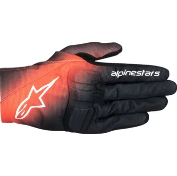 Moto rukavice Rukavice Alpinestars Reef v2 černo/červené fluo L