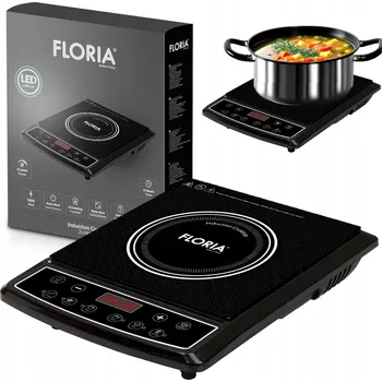 Vařič INDUKČNÍ VAŘIČ JEDNOPLOTÝNKOVÝ 8 ÚROVNÍ VÝKONU DOTYKOVÝ 1500W