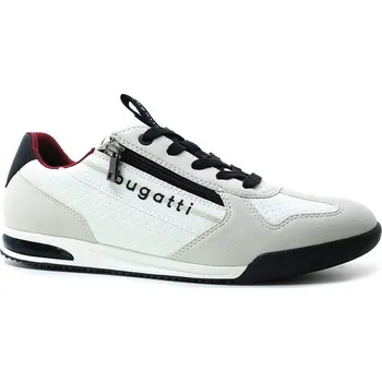 Pánské polobotky Bugatti 321-A3811-5055 2012 white/light grey, pánské polobotky vel.42 (Bugatti 321-A3811-5055 2012)