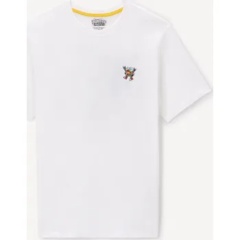 Pánské tričko Celio Tričko Spongebob 1142992 Bílá S