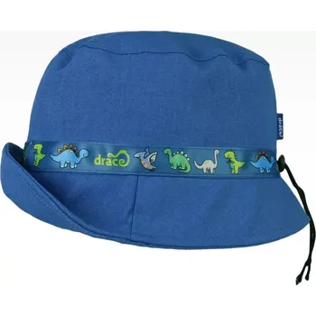 Klobouk Dětský letní klobouk Dráče Panama - vzor 19 - královská modrá