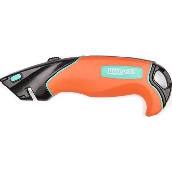 Pracovní nůž Baupro | Odlamovací nůž kovový R48 | 19 mm | Na kartonáž