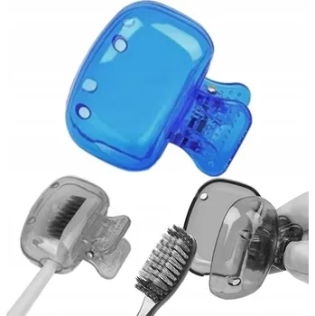 Péče o chrup KRYTKA, KLIP NA HLAVICI KARTÁČKU NA ZUBY, MODRÁ