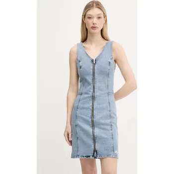 Dámské šaty Džínové šaty Karl Lagerfeld Jeans A3W13016 modrá 50A, vel. L