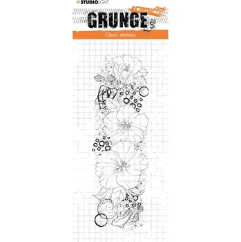 Razítko Studio Light Gelové razítko Studio Light, 14,8x5,2 cm - Ibišek