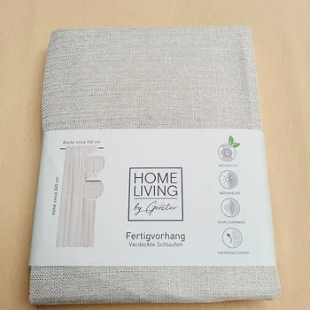 Závěs GERSTER Luxusní hotový závěs HOME LIVING béžová 140 x 245 cm