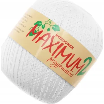 Příze Háčkovací Příze Opus Natura bavlněný bílý 001 750 m 100 g