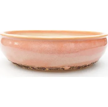 Květináč Keramická bonsai miska 20 x 20 x 5,5 cm růžová