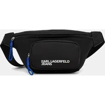 Ledvinka Ledvinka Karl Lagerfeld Jeans pánská, černá barva, A3M30250 99X, vel. ONE SIZE