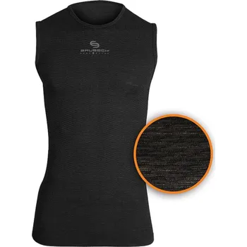 Dámské tričko Brubeck UNISEX tričko 3D bez rukávu Multifunctional Barva: černá, Velikost: XL