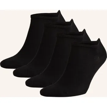 Dámské punčochy Tommy Hilfiger Sneaker Ponožky, 4 Páry V Balení, 001 black