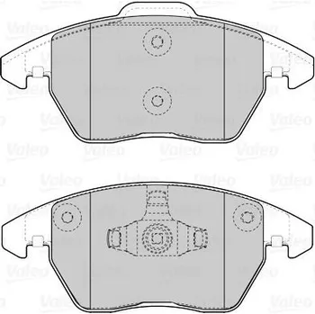 Brzdová destička VALEO Brzdové destičky 302300