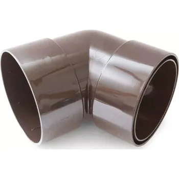 okap Plastové okapové koleno spojovací Gutta Aqua 90 mm cihlově červená