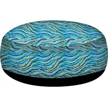 Taburet Taburet čalouněný Bertoni modrý