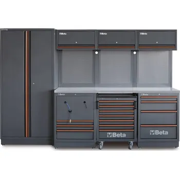 BETA DÍLENSKÝ NÁBYTEK PRACOVNÍ DESKA SKŘÍŇ SKŘÍŇKY DÍLENSKÝ VOZÍK DĚROVANÁ STĚNA NAVIJÁK NA PNEUMATICKÉ NÁŘADÍ