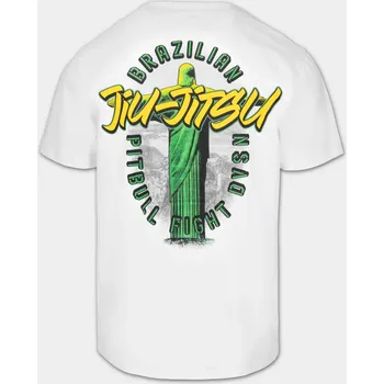 Dámské oblečení PitBull West Coast PITBULL BJJ FIGHT DVSN - bílé - PWC_PTDVSN_WHTNEW Velikosti: M