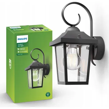 Venkovní osvětlení Venkovní nástěnné svítidlo Philips černé E27 60 W