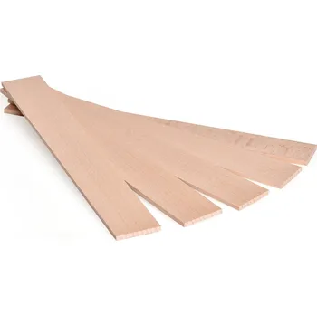 kreativní sada Metrie | Lamela na tvoření, buková, extra široká, 3,5 mm x 35 mm x 260 mm, 50 ks