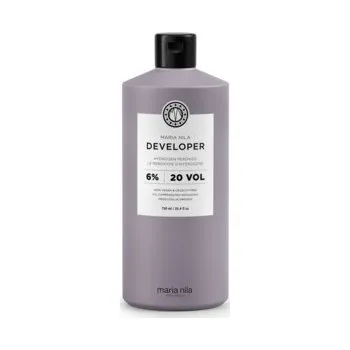 Barva na vlasy Maria Nila Developer profesionální vyvíječ k bělícím pudrům 750 ml, 20 Vol. 6%