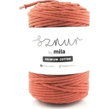 Příze Bavlněná šňůra PREMIUM COTTON 100m - měděná Síla: 5 mm