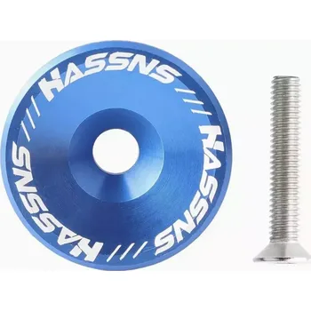 Hlavové složení Bike tuning centrum Víčko hlavového složení Hassns průměr 28,6 / 1 1/8 ELOX modrá