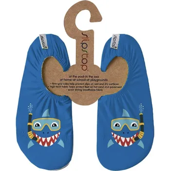 Dívčí obuv Barefoot boty do vody Slipstop - Scooby modré Velikost: 18/20