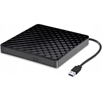 Externí USB CD DVD RW 3.0 mechanika a přenosný CD přehrávač pro Windows