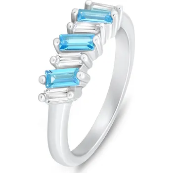 Prsten Brilio Silver Půvabný stříbrný prsten se zirkony RI101W 60 mm + 2 měsíce na vrácení zboží