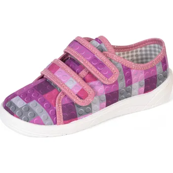 Dívčí bačkory NAZO PPHU Domácí obuv, papučky-plátěnky 032LE Velikost: 36