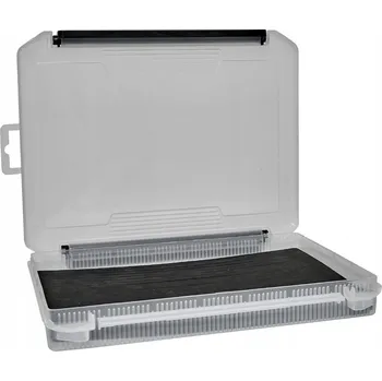 Bezpečnostní kamera Krabička a háčky Gunki s otevřenými stranami, stříbrná, velikost M