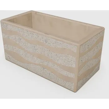 Květináč Betonový květináč Laura BDA 80/40/40 Laura bez trysk.vlnka