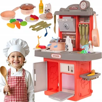Dětská kuchyňka Dětská kuchyňka INTERAKTIVNÍ světlo zvuky 28 dílů Den dětí