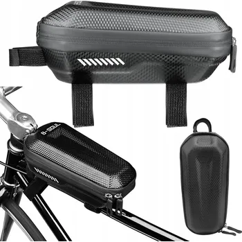 brašna na kolo VODĚODOLNÁ CYKLISTICKÁ TAŠKA BRAŠNA NA RÁM S ZIPEM PROSTORNÁ VELKÁ HARD SHELL