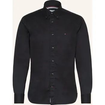 Pánská košile Tommy Hilfiger Pánská Košile Regular Fit, černá, 38