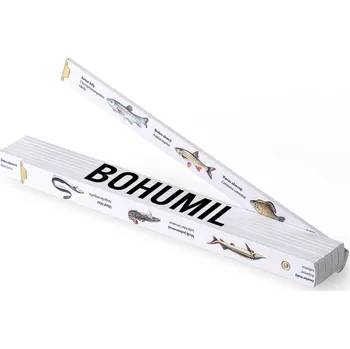 metr Metrie | Block-52 Skládací metr pro rybáře 2m, se jménem Bohumil