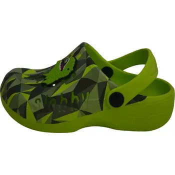 Chlapecké sandály Obuv dětská letní SLOBBY zelené (Dětské nazouváky)