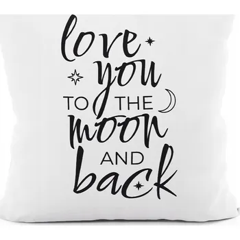 Povlečení DEKORAČNÍ POVLEČENÍ NA POLŠTÁŘ 40x40 VALENTÝN - NÁPISY