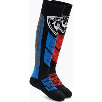 Pánské ponožky Dětské lyžařské Ponožky Rossignol L3 Jr Thermotech 2 páry, černé, velikost XS