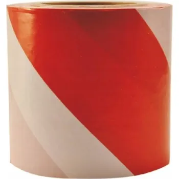 Lepicí páska Výstražná páska bílo-červená 80MMx100M