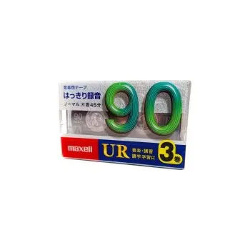 Magnetofonová kazeta Maxell UR90 / UR-90M 3P / 3ks