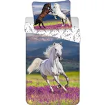 Bavlněné dětské povlečení na jednolůžko 140x200 cm Horse "Meadow" – Jerry Fabrics ID_1770472