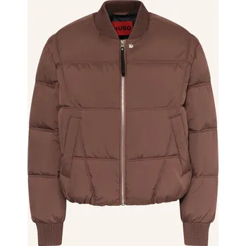 Hugo Dámská Prošívaná Bunda Federella, tmavě hnědá, 38