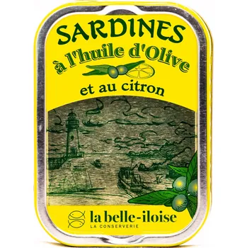 konzervovaná ryba Sardinky s olivovým olejem a citronem 115 g