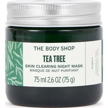 Pleťová maska The Body Shop Noční čisticí maska pro problematickou a citlivou pleť Tea Tree (Skin Clearing Night Mask) 75 ml + 2 měsíce na vrácení zboží