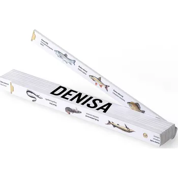 metr Metrie | Block-52 Skládací metr pro rybáře 2m, se jménem Denisa